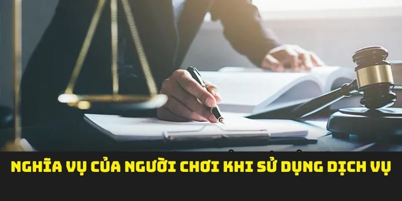 Nghĩa vụ của người chơi khi sử dụng dịch vụ