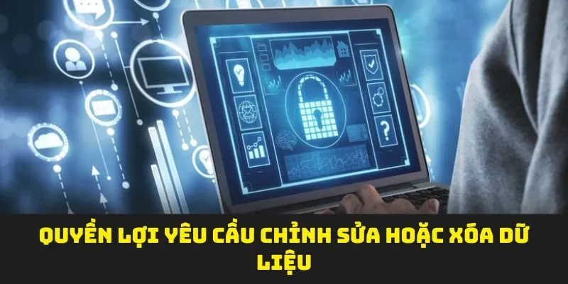 Quyền lợi yêu cầu chỉnh sửa hoặc xóa dữ liệu